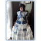 Twin Bears Antique Navy Bear Top Skirt Paneled OP and Sets(2nd Pre-Order/2 Colours/Full Payment Without Shipping)